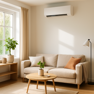 Modern, energiatakarékos klímaberendezés otthoni használatra