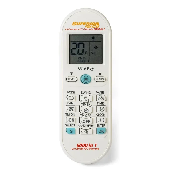 UNIVERZÁLIS KLÍMATÁVIRÁNYÍTÓ SUPERIOR AIRCO 6000